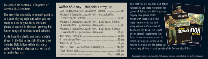 Bolt Action: Waffen SS Starter Army