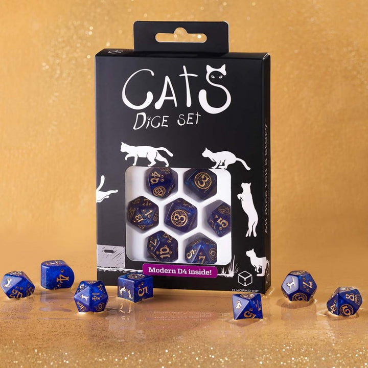 CATS Modern Dice Set: Meowster (Q-Workshop) (RCAT04)