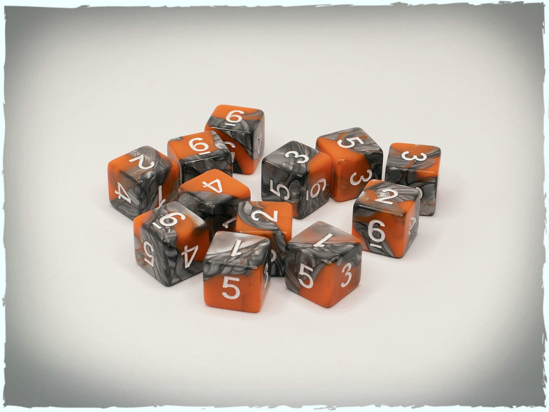 Napalm In The Morning d6 dice set, 12 pcs (Deep-Cut Studio)