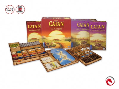 Insert for Catan + Traders & Barbarians + 5-6 Players Expansions (e-Raptor)
