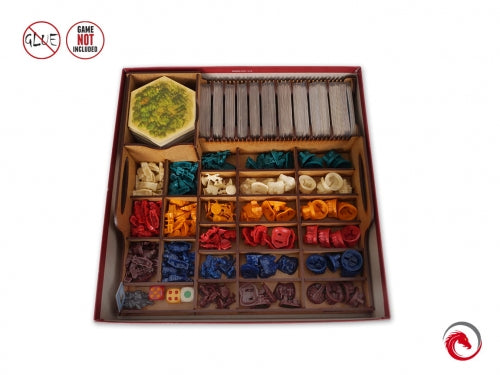 Insert for Catan + Traders & Barbarians + 5-6 Players Expansions (e-Raptor)