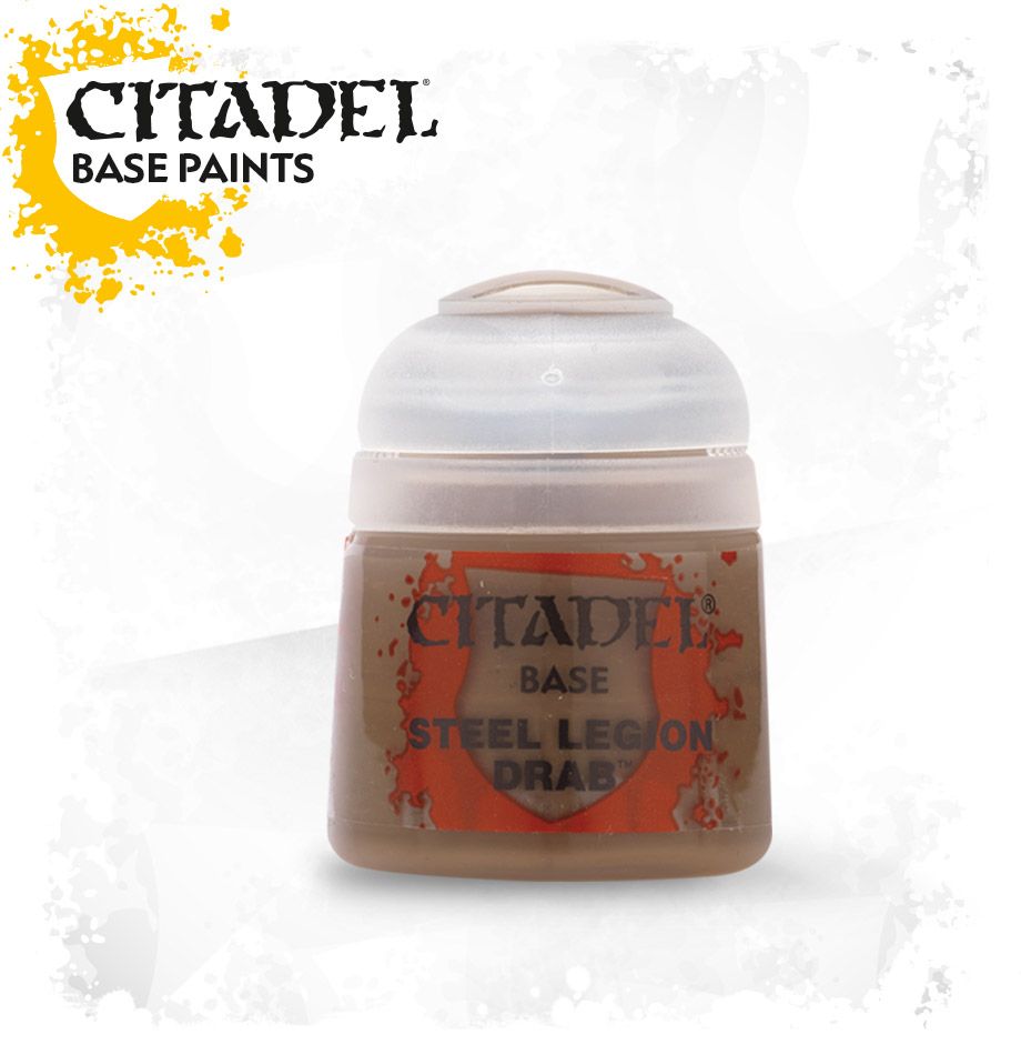 Citadel Base Paint: Steel Legion Drab (83)