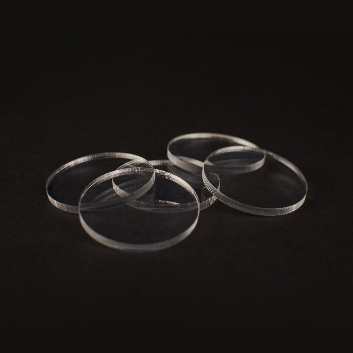 Clear Acrylic Miniature Bases (3mm) (LaserOx)