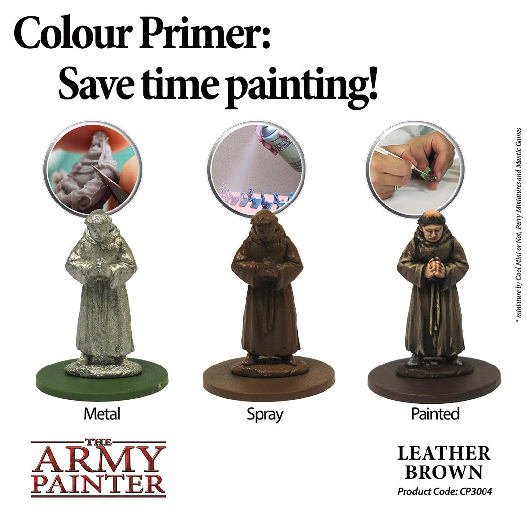 Colour Primers - Leather Brown (The Army Painter) (CP3004)
