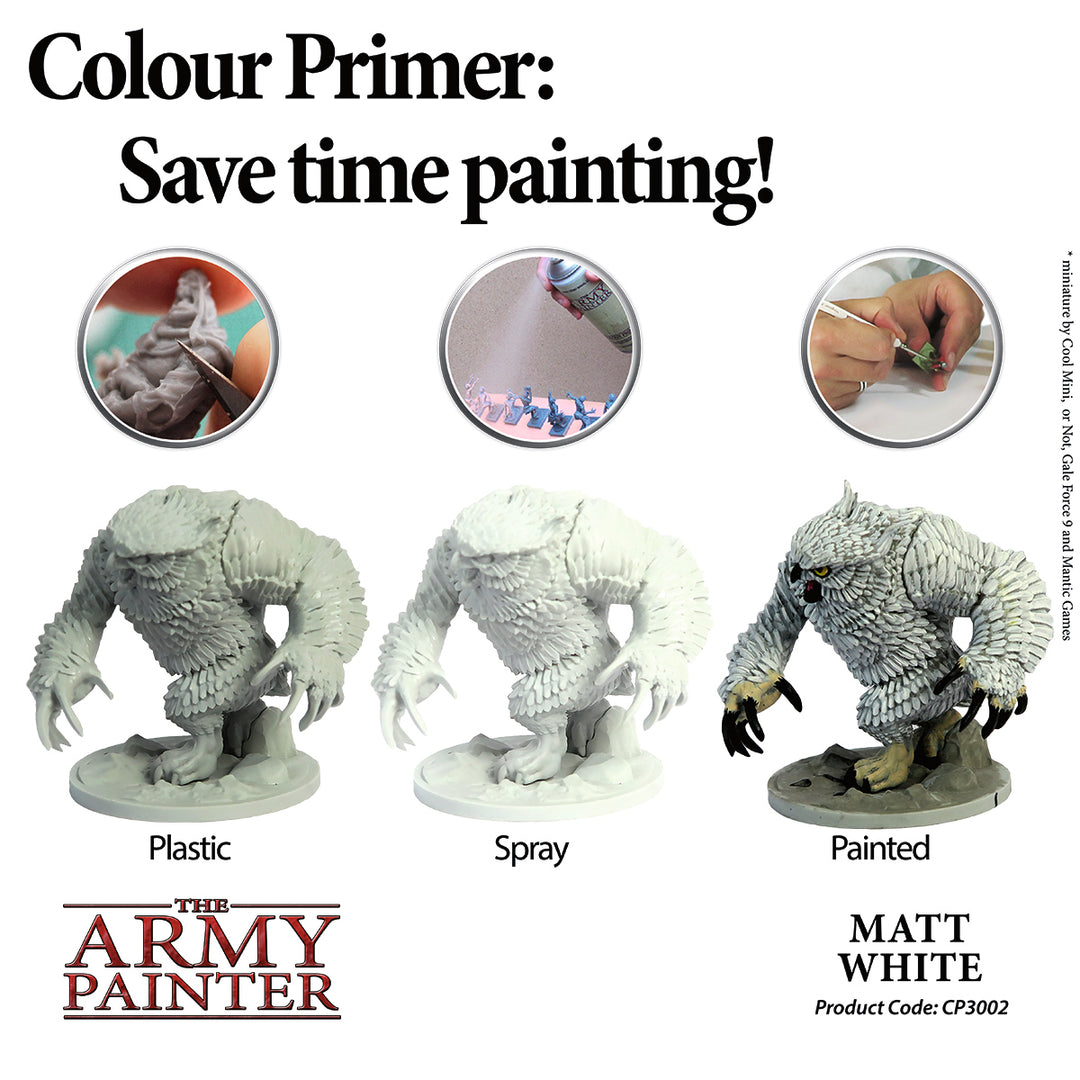 Colour Primers - Matt White Undercoat (The Army Painter) (CP3002)
