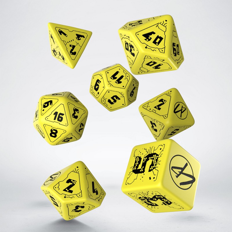 Cyberpunk Red Dice Set: Danger Zone (Q-Workshop) (SCPU03)