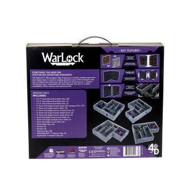WarLock Tiles: Base Set Dungeon Tiles II – Full Height Stone Walls