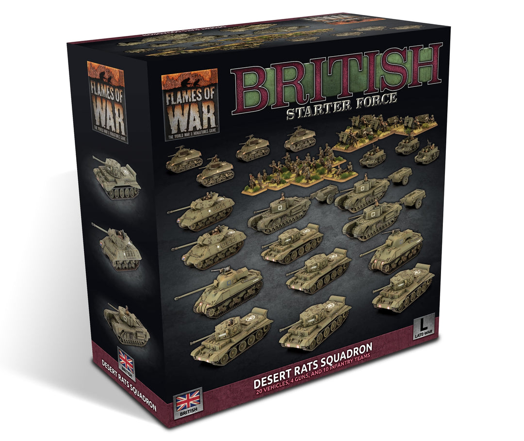 Flames of War: British Starter Force - Desert Rats Squadron (BRAB13)