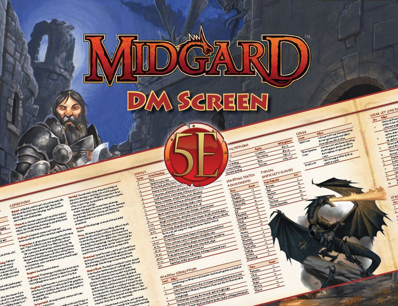 Midgard DM Screen for 5th Edition (Kobold Press)