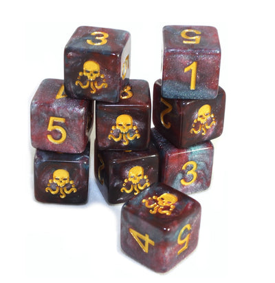 Elder Dice: Seal of Yog-Sothoth - Nebula d6 Set