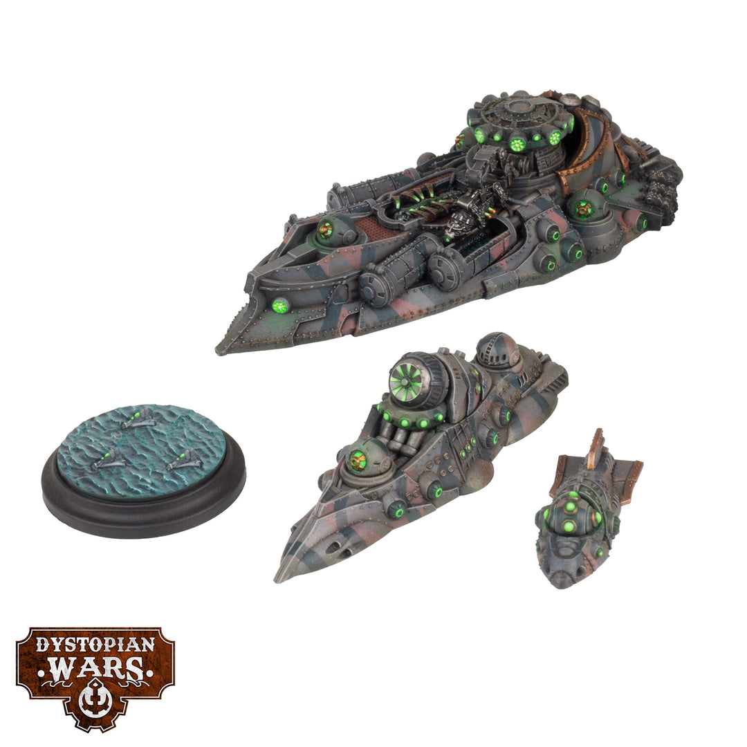 Dystopian Wars: Descartes Battlefleet Set