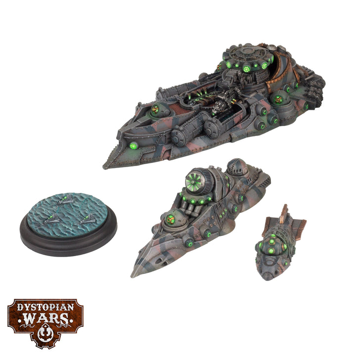 Dystopian Wars: Descartes Battlefleet Set