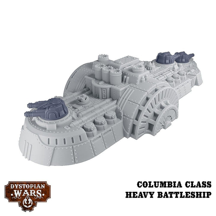 Dystopian Wars: Columbia Battlefleet Set