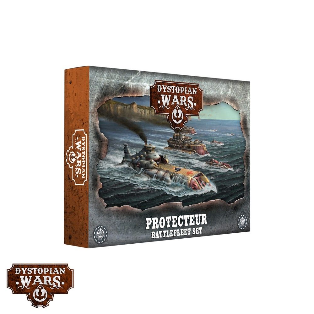 Dystopian Wars: Protecteur Battlefleet Set