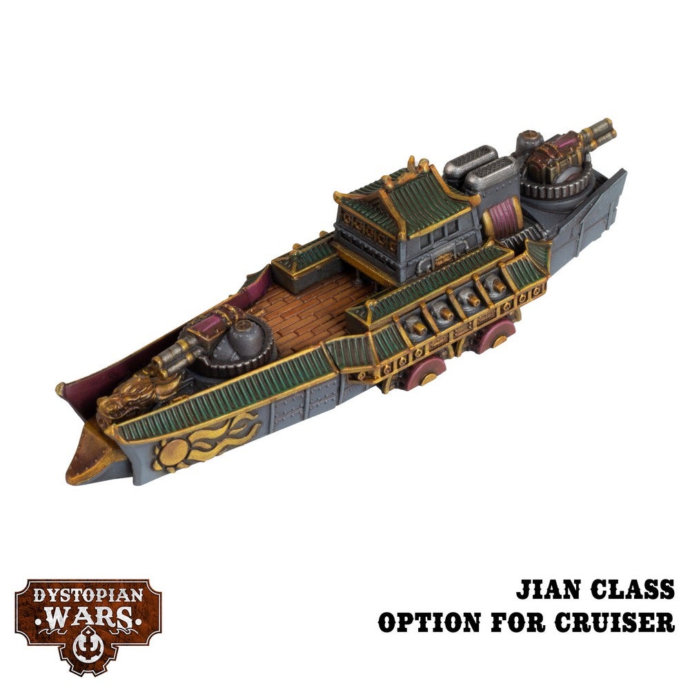 Dystopian Wars: Ning Jing Battlefleet Set
