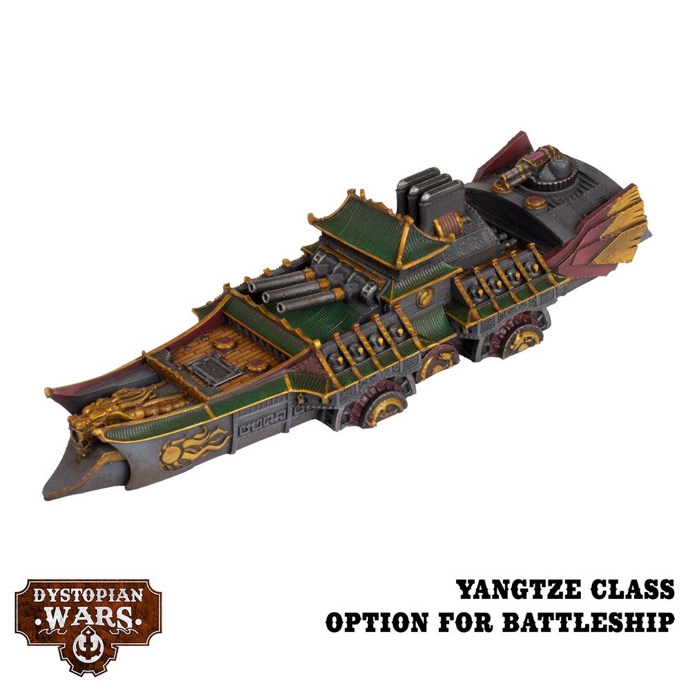 Dystopian Wars: Ning Jing Battlefleet Set