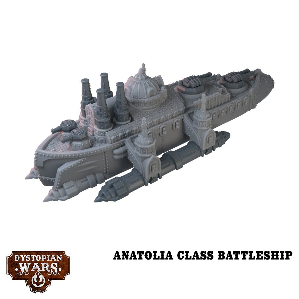 Dystopian Wars: Anatolia Battlefleet Set