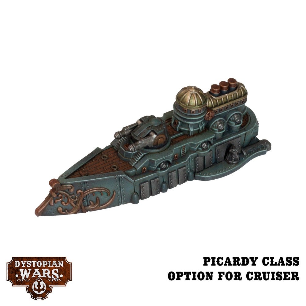 Dystopian Wars: Oriflamme Battlefleet Set