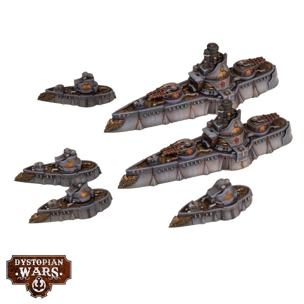 Dystopian Wars: Commonwealth Frontline Squadrons