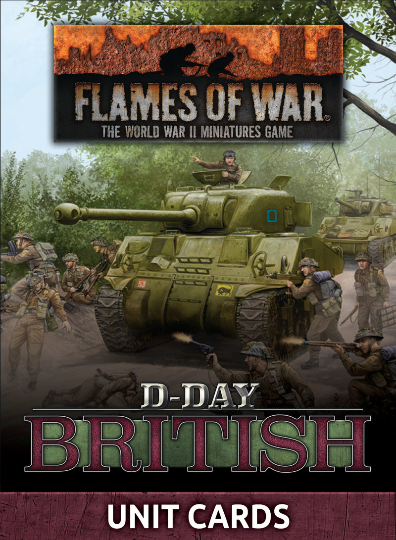 Flames of War: D-Day British Unit Cards (FW264U)