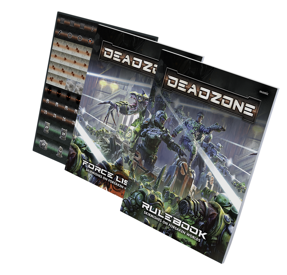 Deadzone 3rd Edition Rulebooks and Counter Sheet Pack