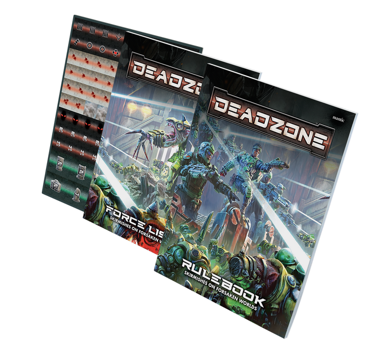 Deadzone 3rd Edition Rulebooks and Counter Sheet Pack