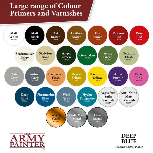 Colour Primers - Deep Blue (The Army Painter) (CP3032S)