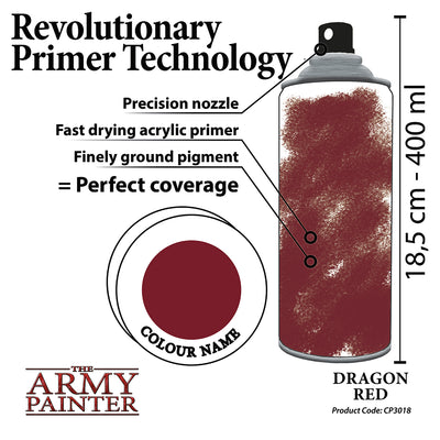 Colour Primers - Dragon Red (The Army Painter) (CP3018)