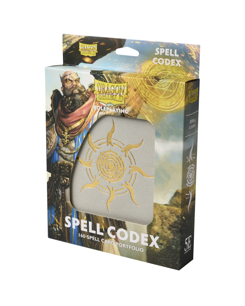 Dragon Shield Spell Codex - Ashen White (AT-50017)