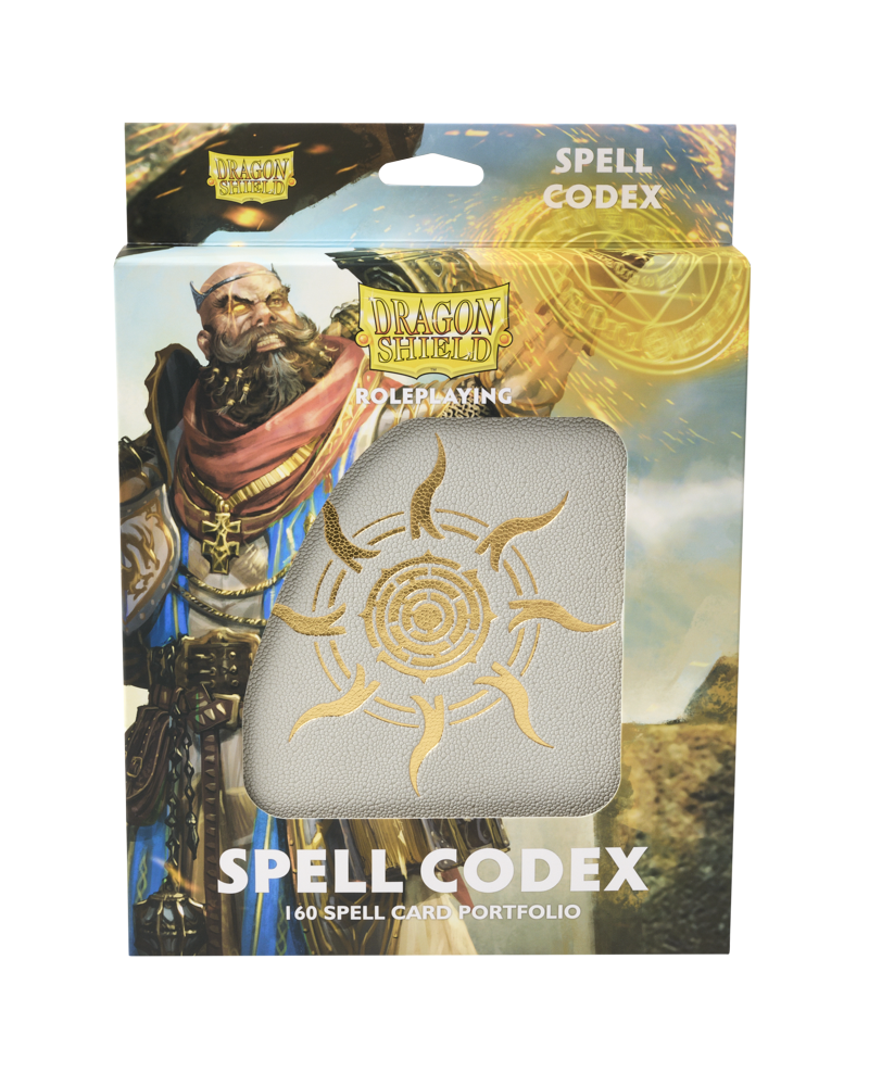 Dragon Shield Spell Codex - Ashen White (AT-50017)