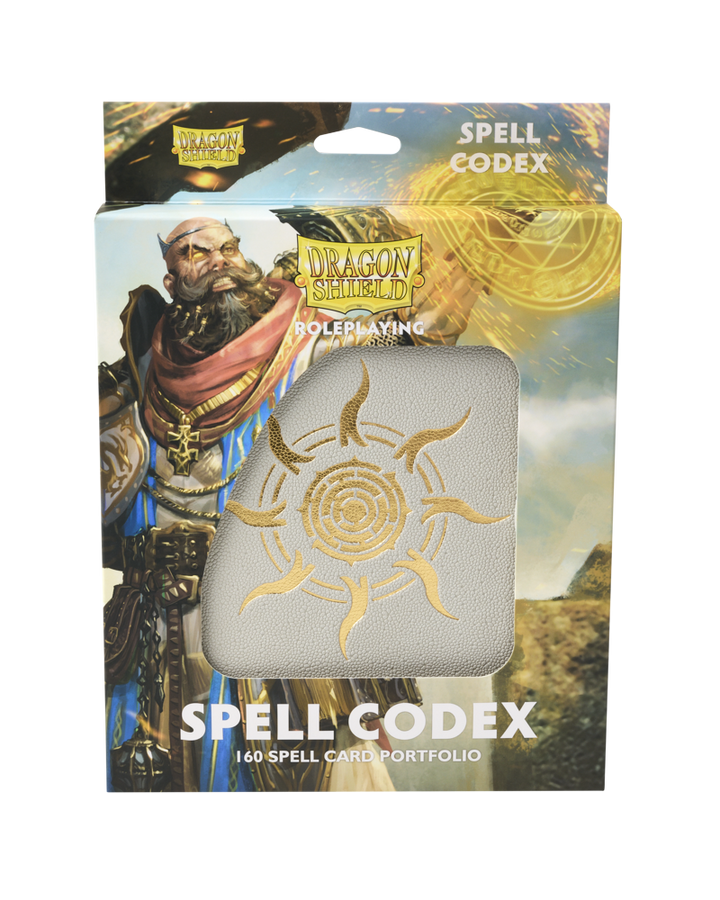 Dragon Shield Spell Codex - Ashen White (AT-50017)