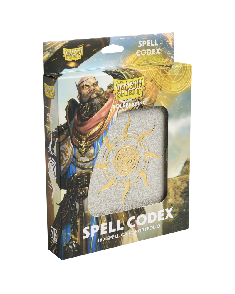 Dragon Shield Spell Codex - Ashen White (AT-50017)