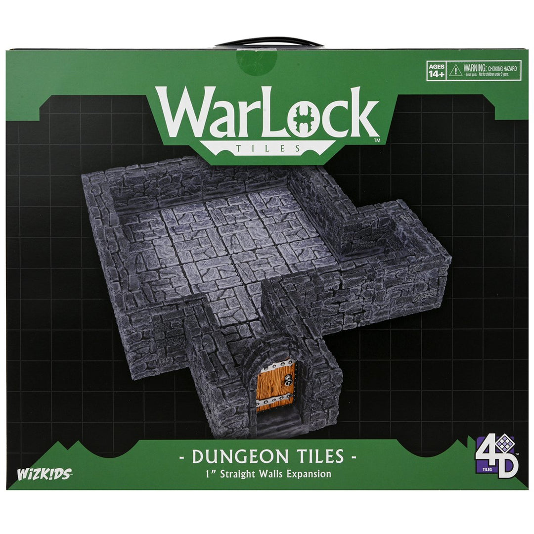 WarLock Tiles: Expansion Pack - 1 in. Dungeon Straight Walls