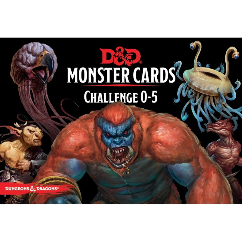Dungeons & Dragons (5th Edition): Monster Cards - Challenge 0-5 Deck