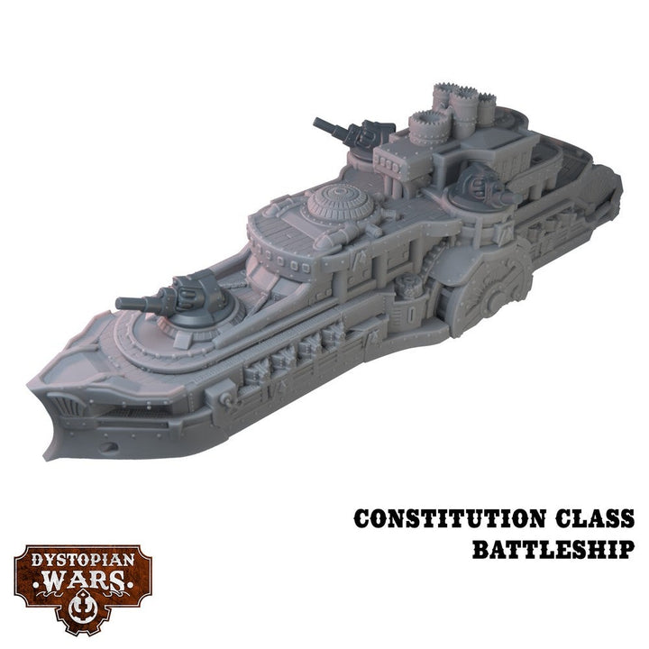 Dystopian Wars: Constitution Battlefleet Set