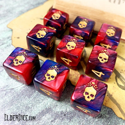 Elder Dice: Mark of the Necronomicon - Blood and Magick d6 Set