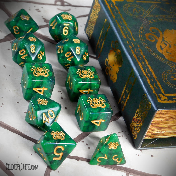 Elder Dice: Brand of Cthulhu - Mythic Cosmic Jade edition