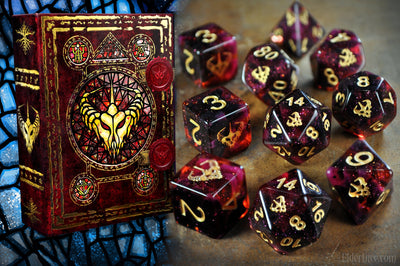 Elder Dice: Crown of the Night Mother - Mythic Glass and Wax Edition