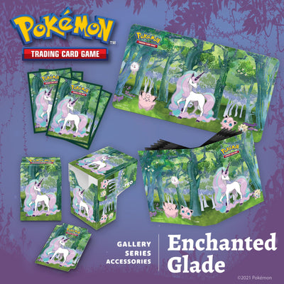 Gallery Series Enchanted Glade Standard Deck Protector Sleeves (65ct) for Pokémon (Ultra PRO)