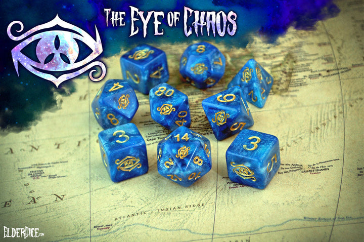 Elder Dice: Eye of Chaos - Nebula Polyhedral Set