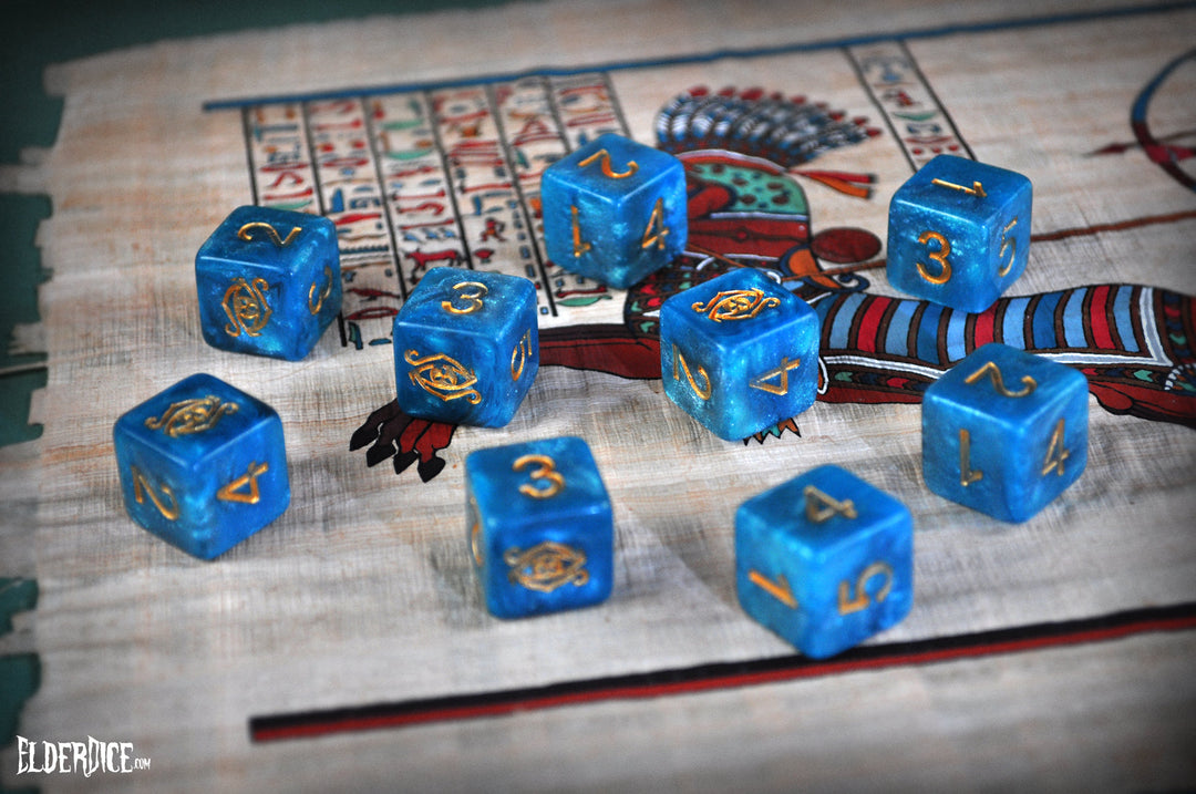 Elder Dice: Eye of Chaos Dice - Nebula d6 Set