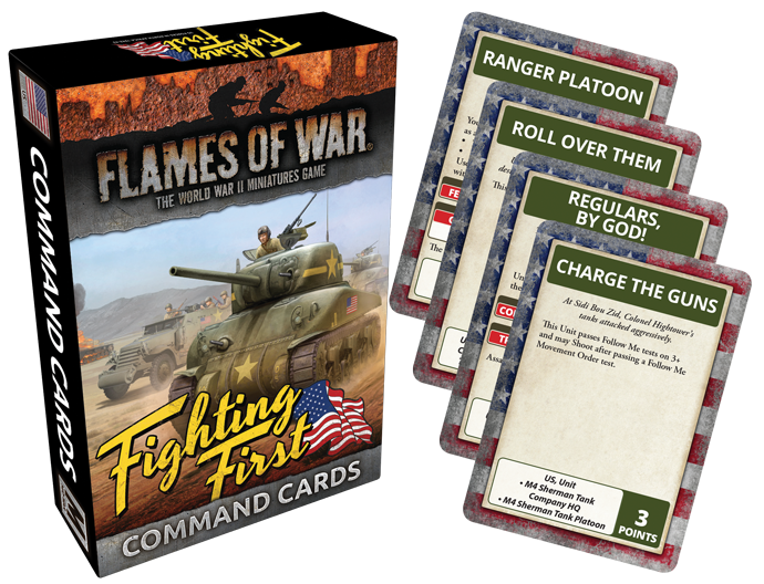 Flames of War: Fighting First Command Cards (FW243C)