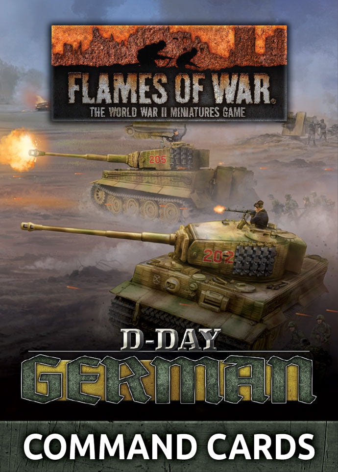 Flames of War: D-Day German Command Cards (FW263C)
