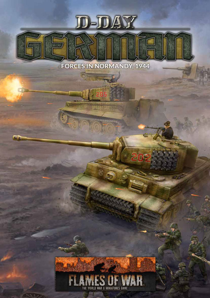 Flames of War: D-Day Germans (TY 80p A4 HB) (FW263)