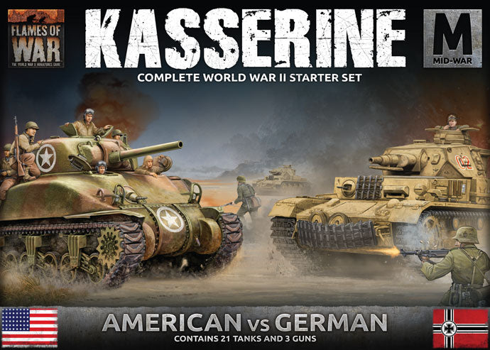 Flames of War: Kasserine Starter Set (MW US vs Germany) (FWBX11)
