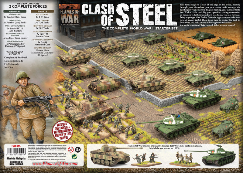Flames of War: Clash of Steel Starter Set (LW German vs Soviet) (FWBX15)