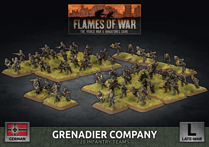 Flames of War: Grenadier Company (Plastic) (GBX170)