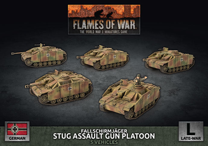 Flames of War: StuG (Late) Assault Gun Platoon (x5 Plastic) (GBX143)