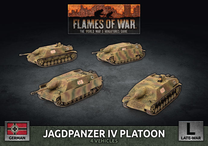 Flames of War: Jagdpanzer IV Tank-Hunter Platoon (x4) (GBX151)