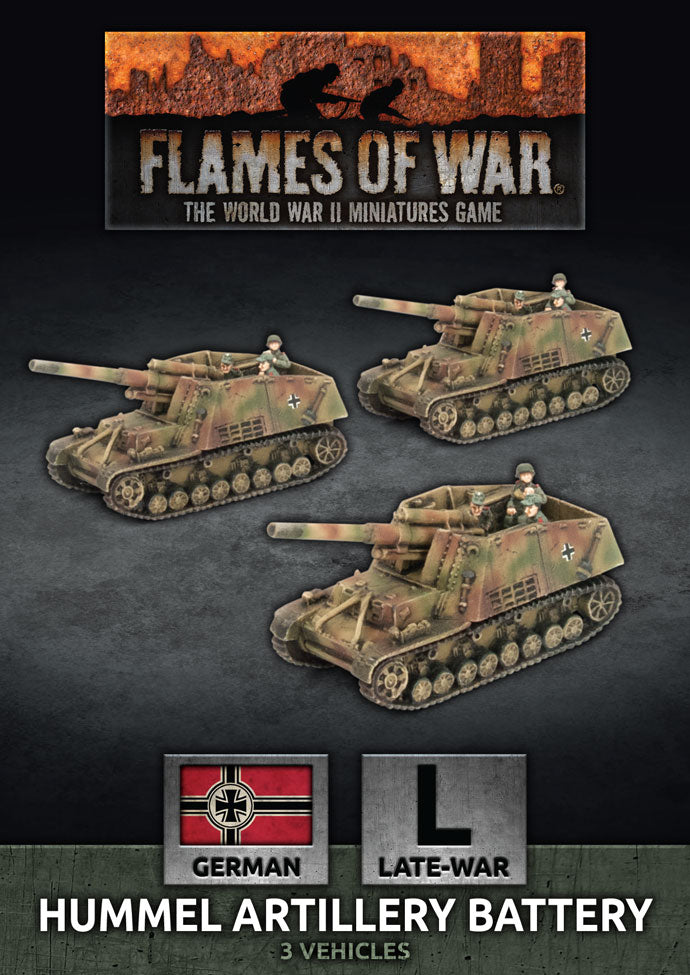 Flames of War: Hummel 15cm SP Artillery Battery (x3) (GBX158)